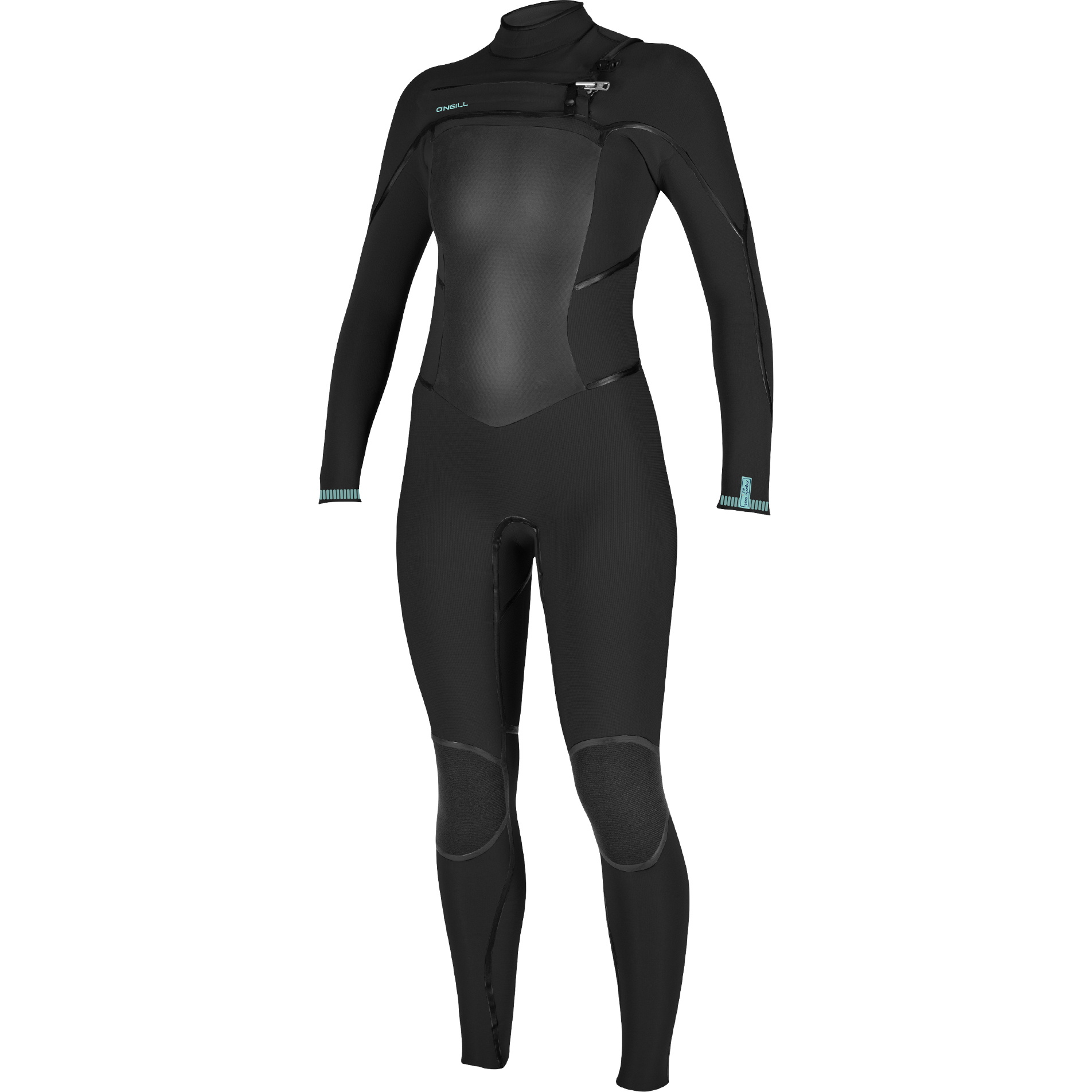 2022 O'Neill Womens Psycho Tech+ 4/3mm Chest Zip Wetsuit 5339 - Black